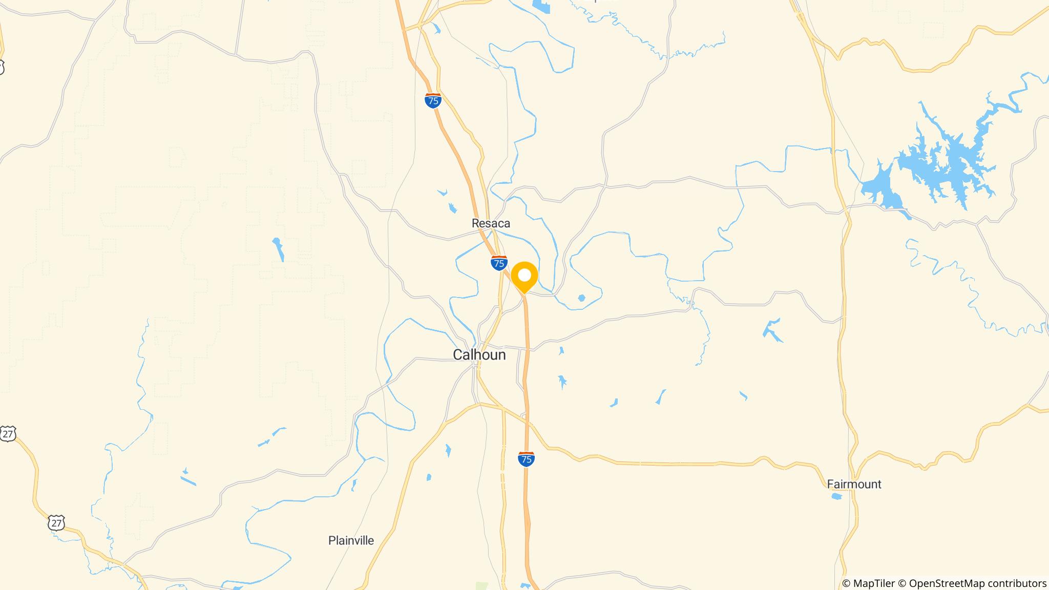 Street map of the ATM area