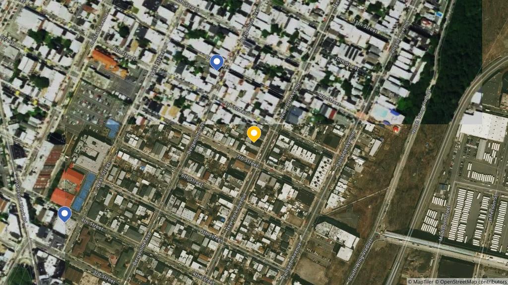 Satellite photo of the location