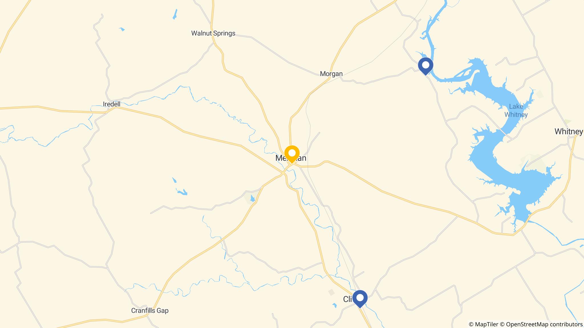 Street map of the ATM area