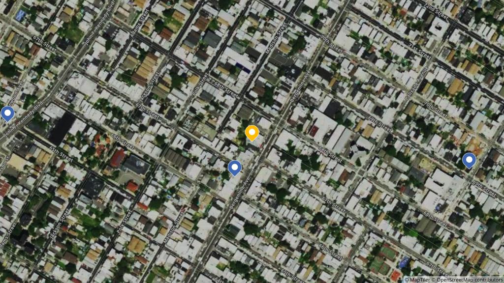 Satellite photo of the location