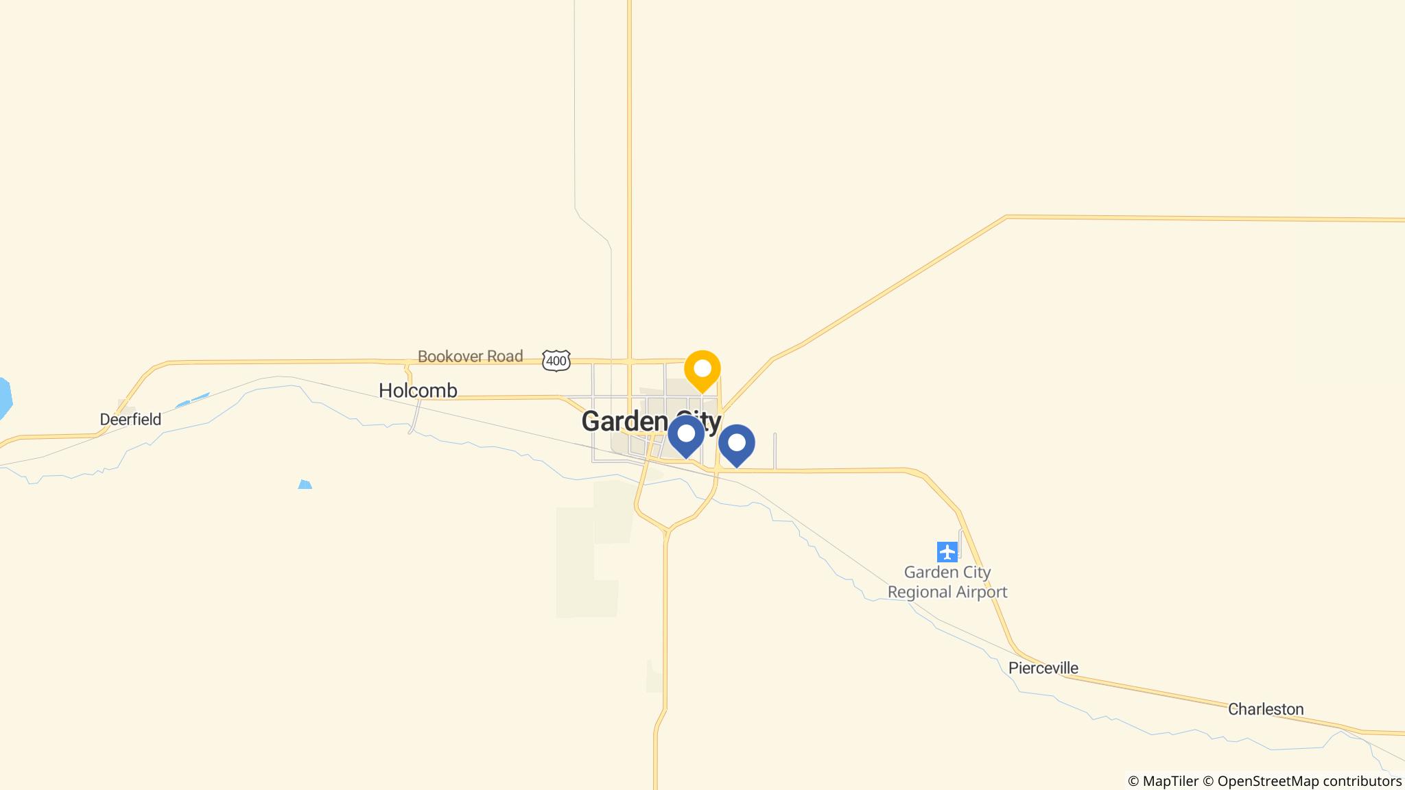 Street map of the ATM area