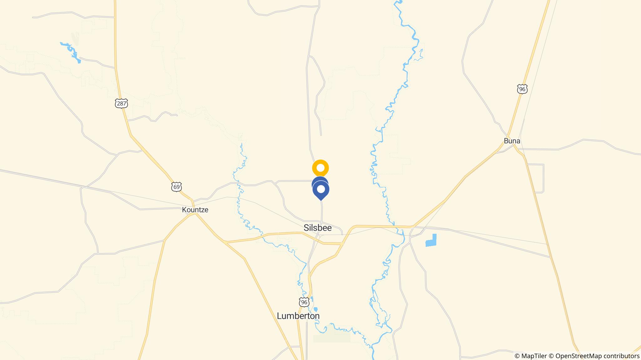 Street map of the ATM area