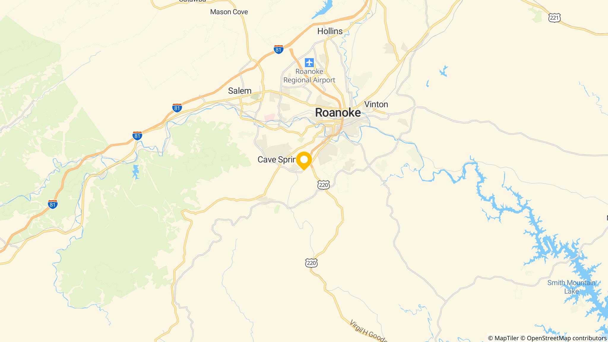 Street map of the ATM area