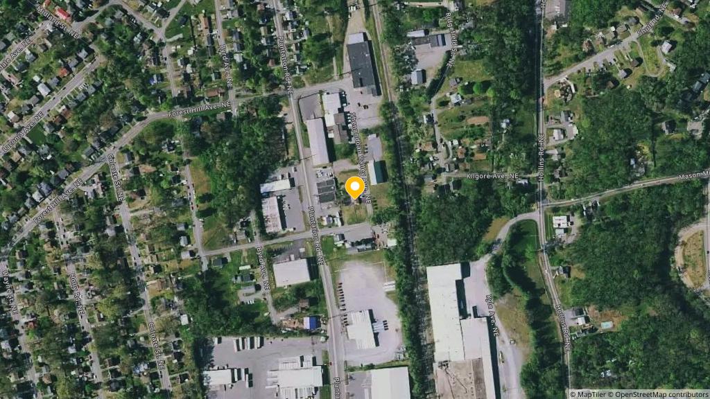 Satellite photo of the location