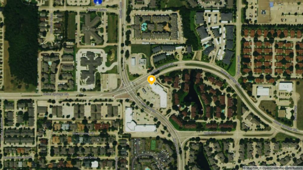 Satellite photo of the location