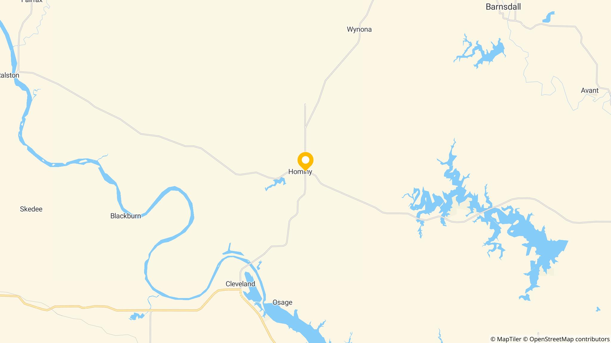 Street map of the ATM area