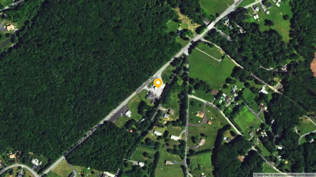 Satellite photo of the location