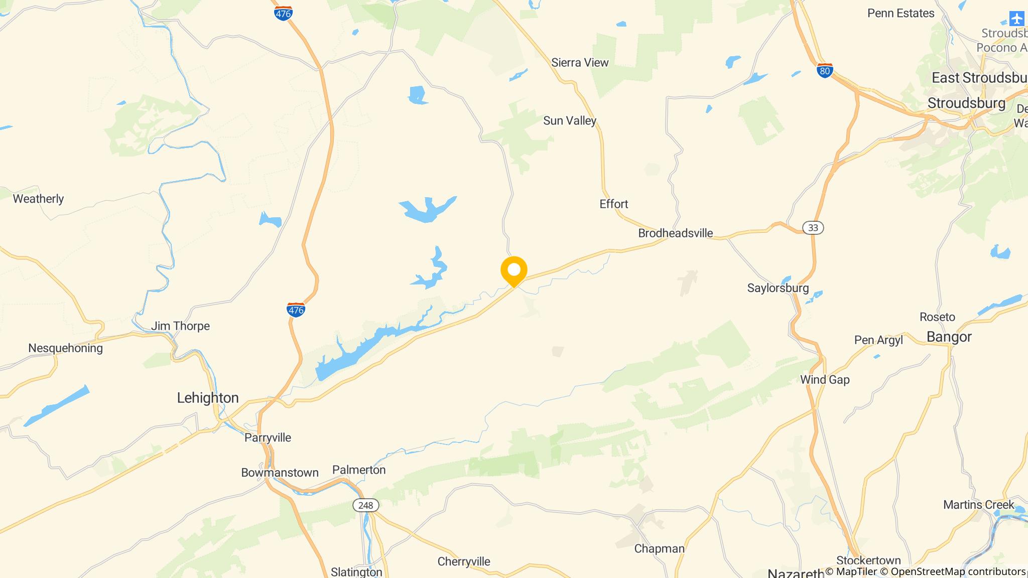 Street map of the ATM area