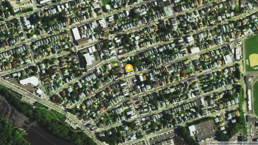 Satellite photo of the location