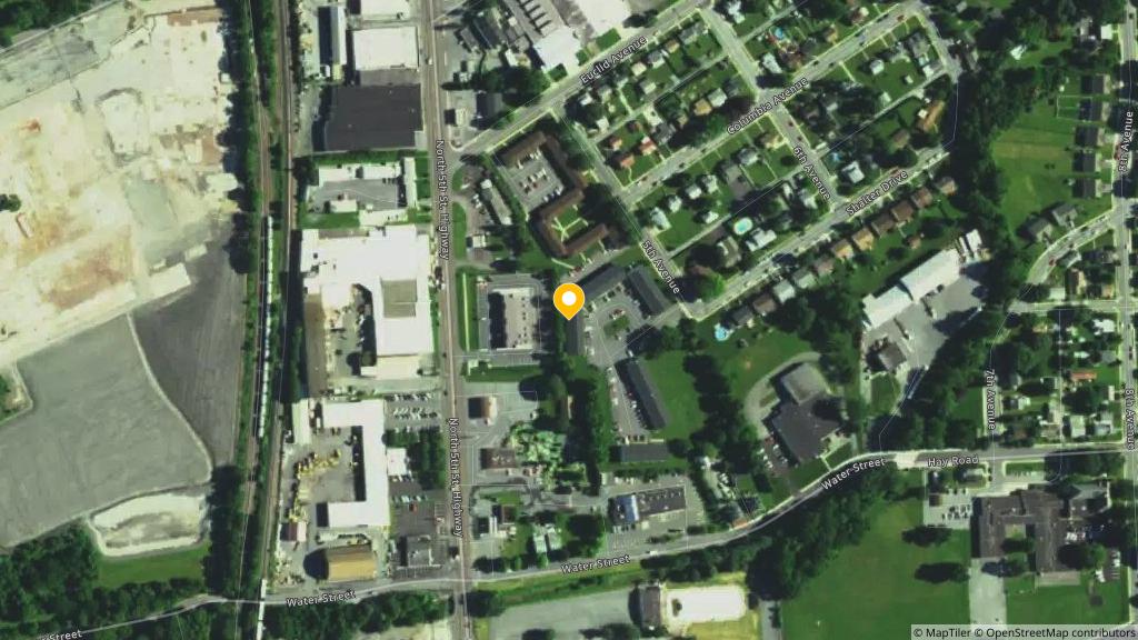 Satellite photo of the location