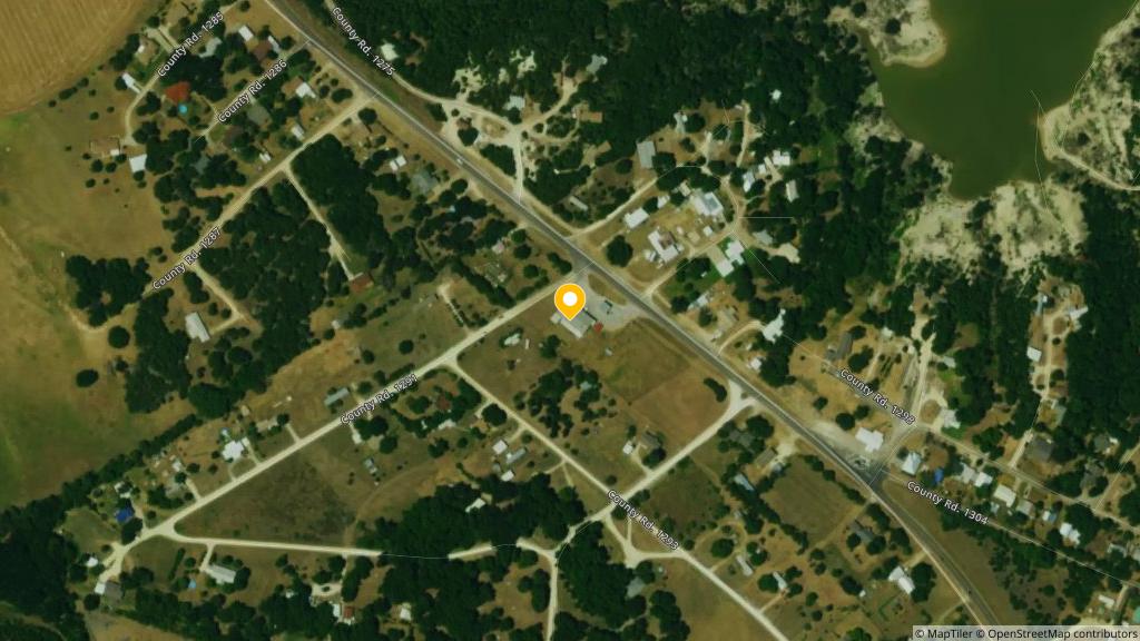 Satellite photo of the location