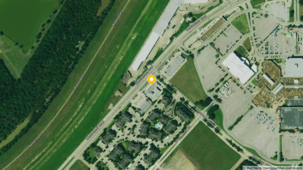 Satellite photo of the location