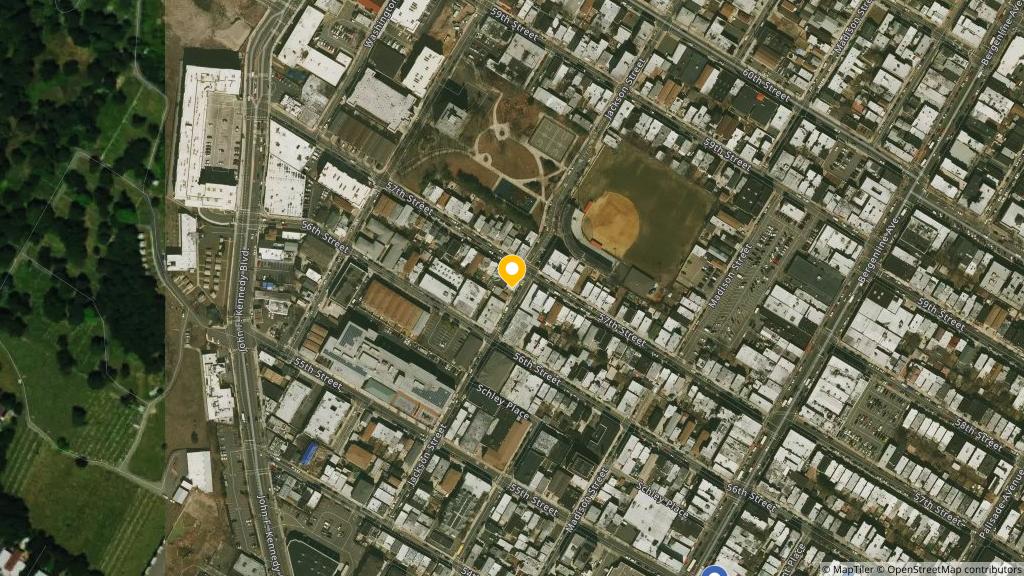 Satellite photo of the location