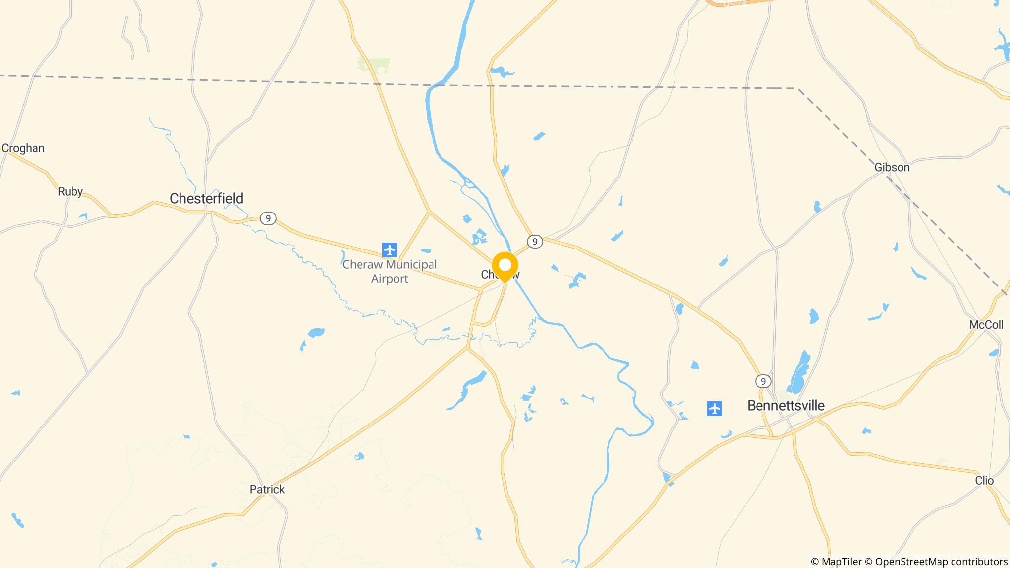 Street map of the ATM area