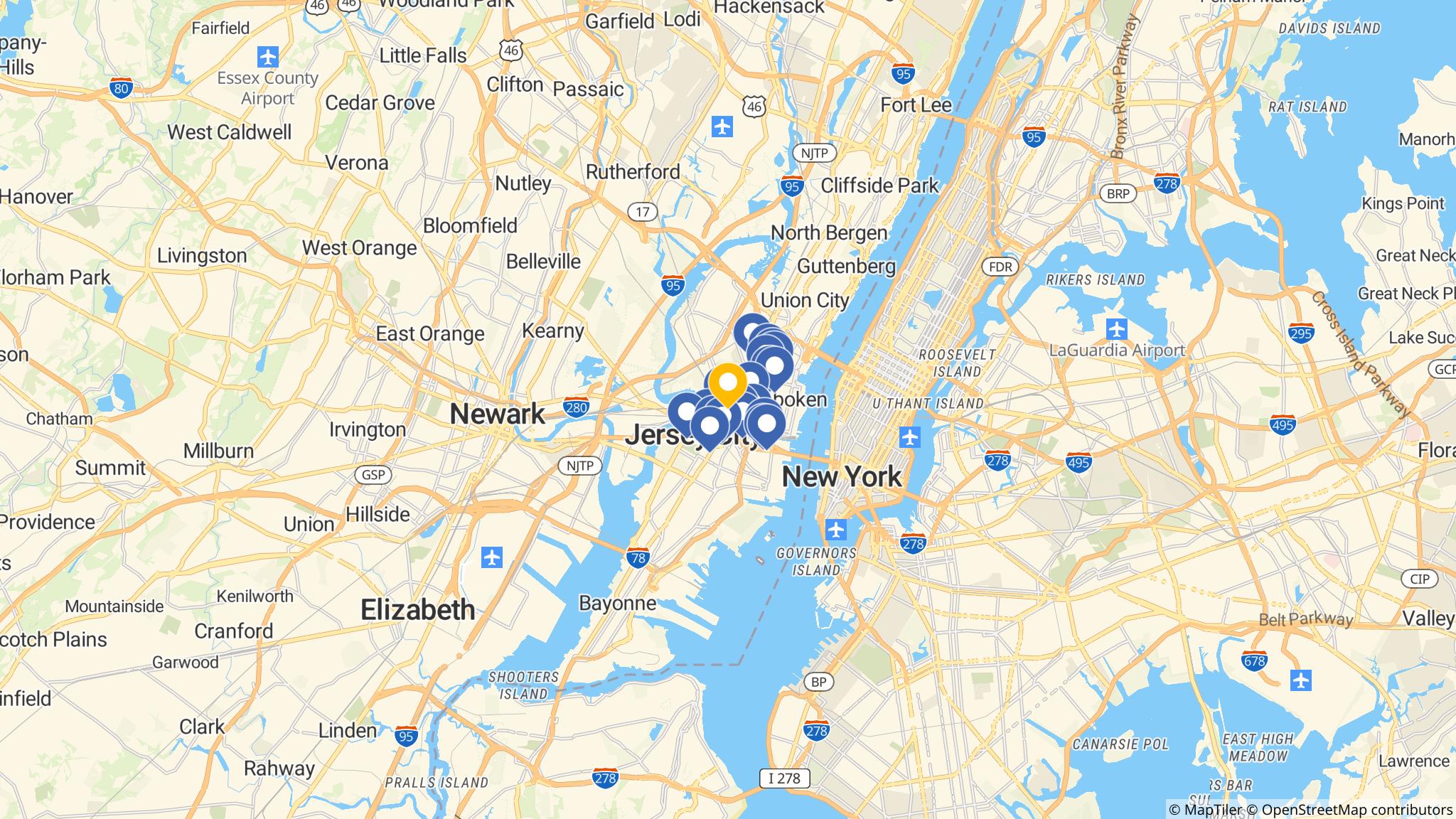 Street map of the ATM area