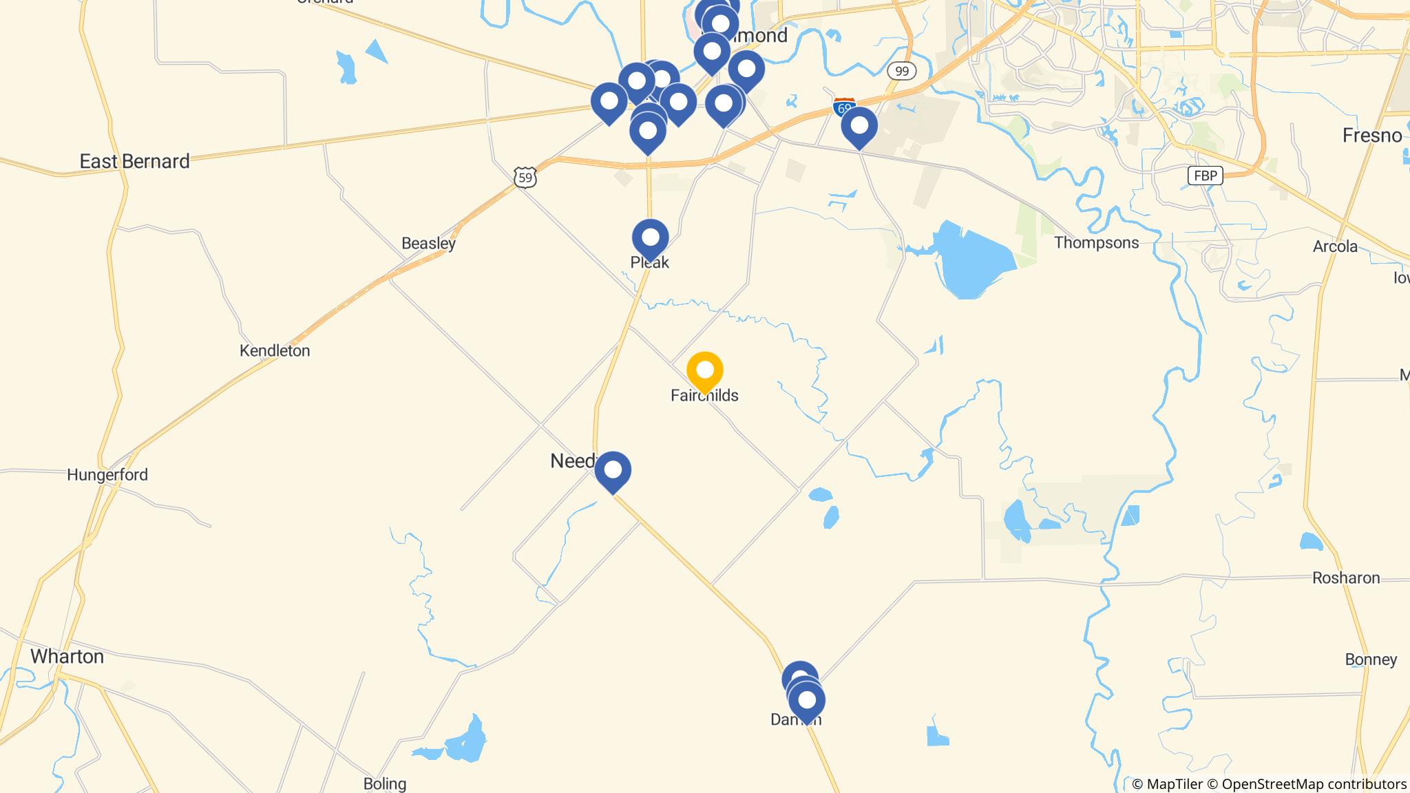 Street map of the ATM area