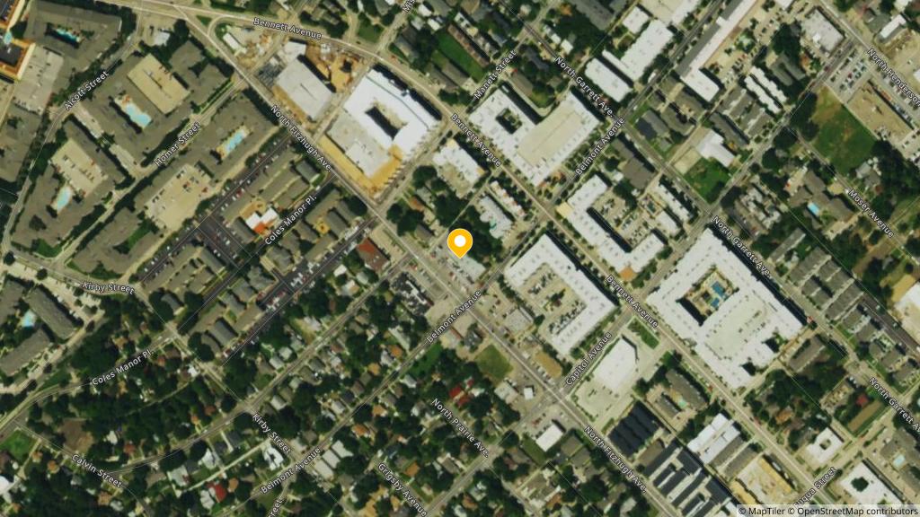 Satellite photo of the location