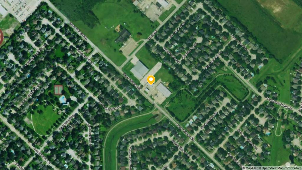 Satellite photo of the location