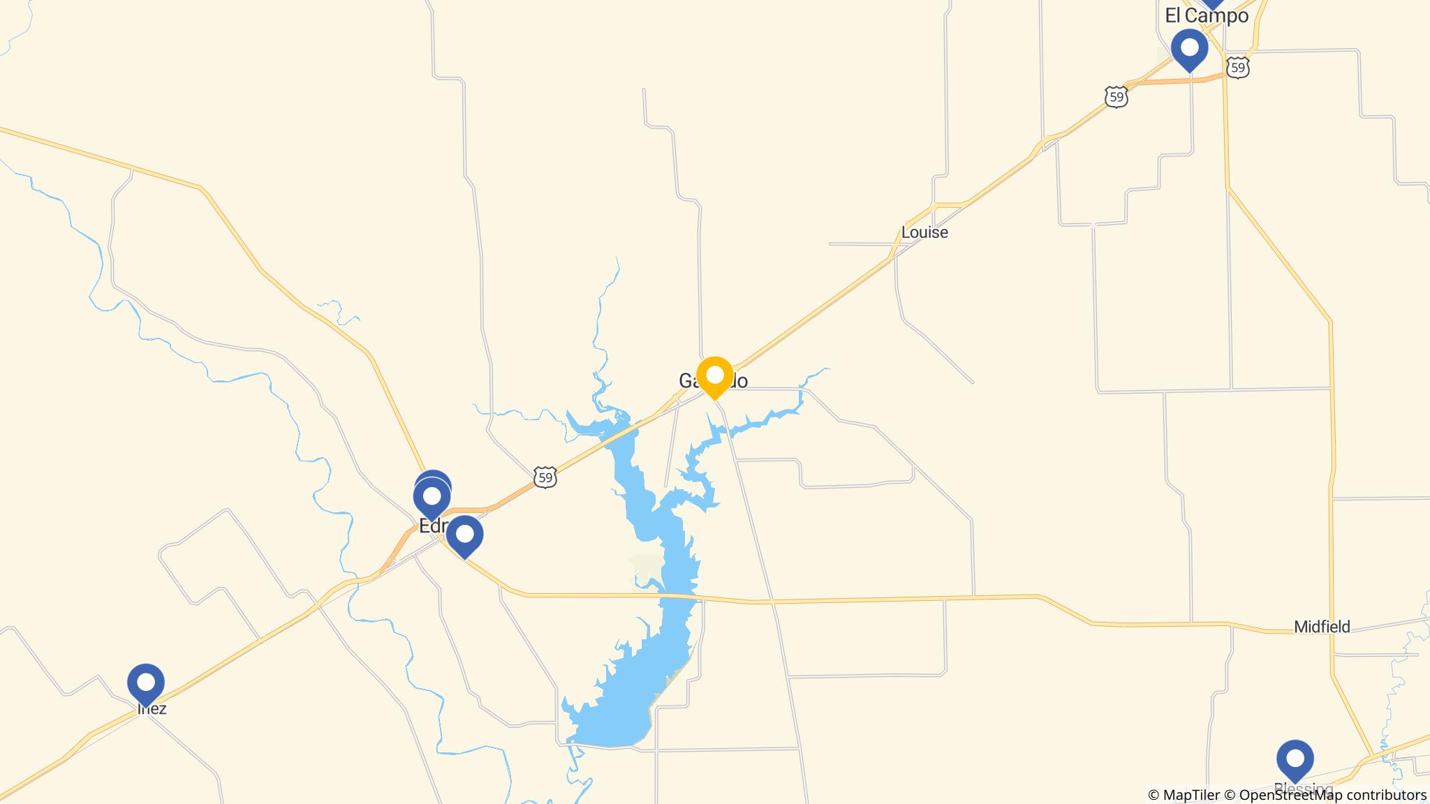 Street map of the ATM area