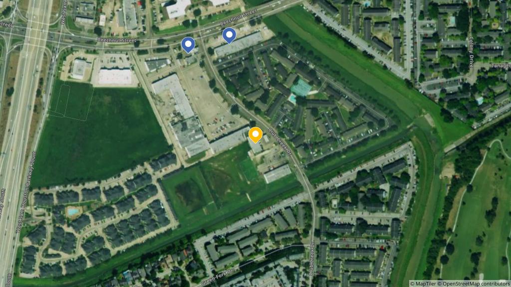 Satellite photo of the location