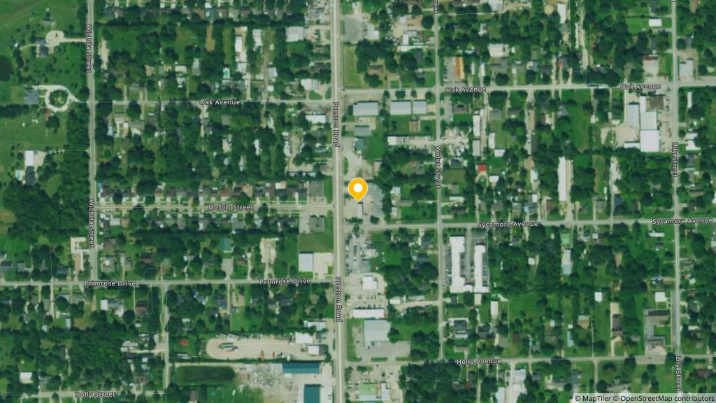 Satellite photo of the location