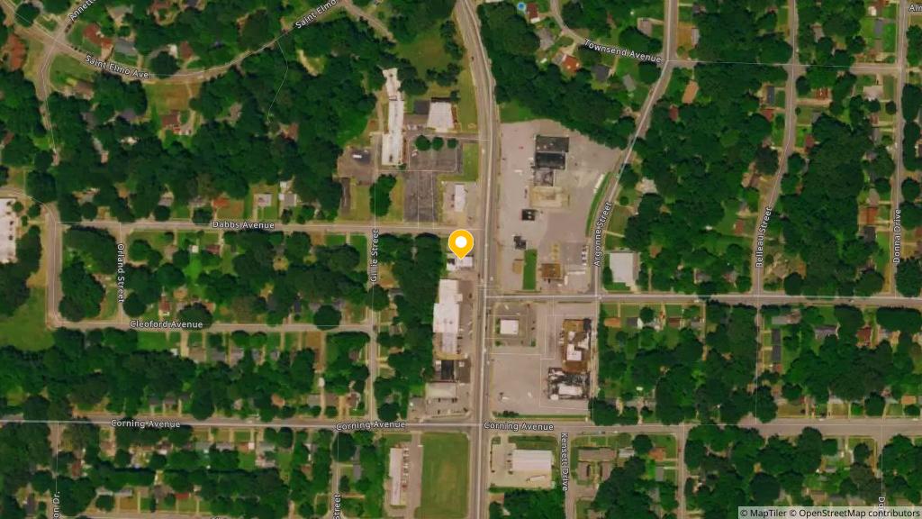 Satellite photo of the location