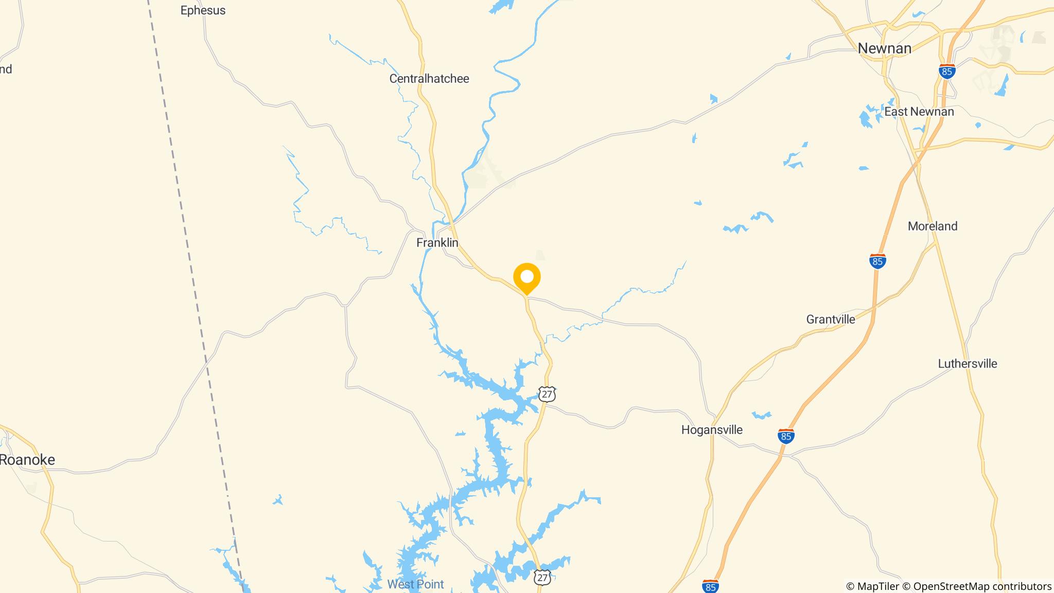 Street map of the ATM area