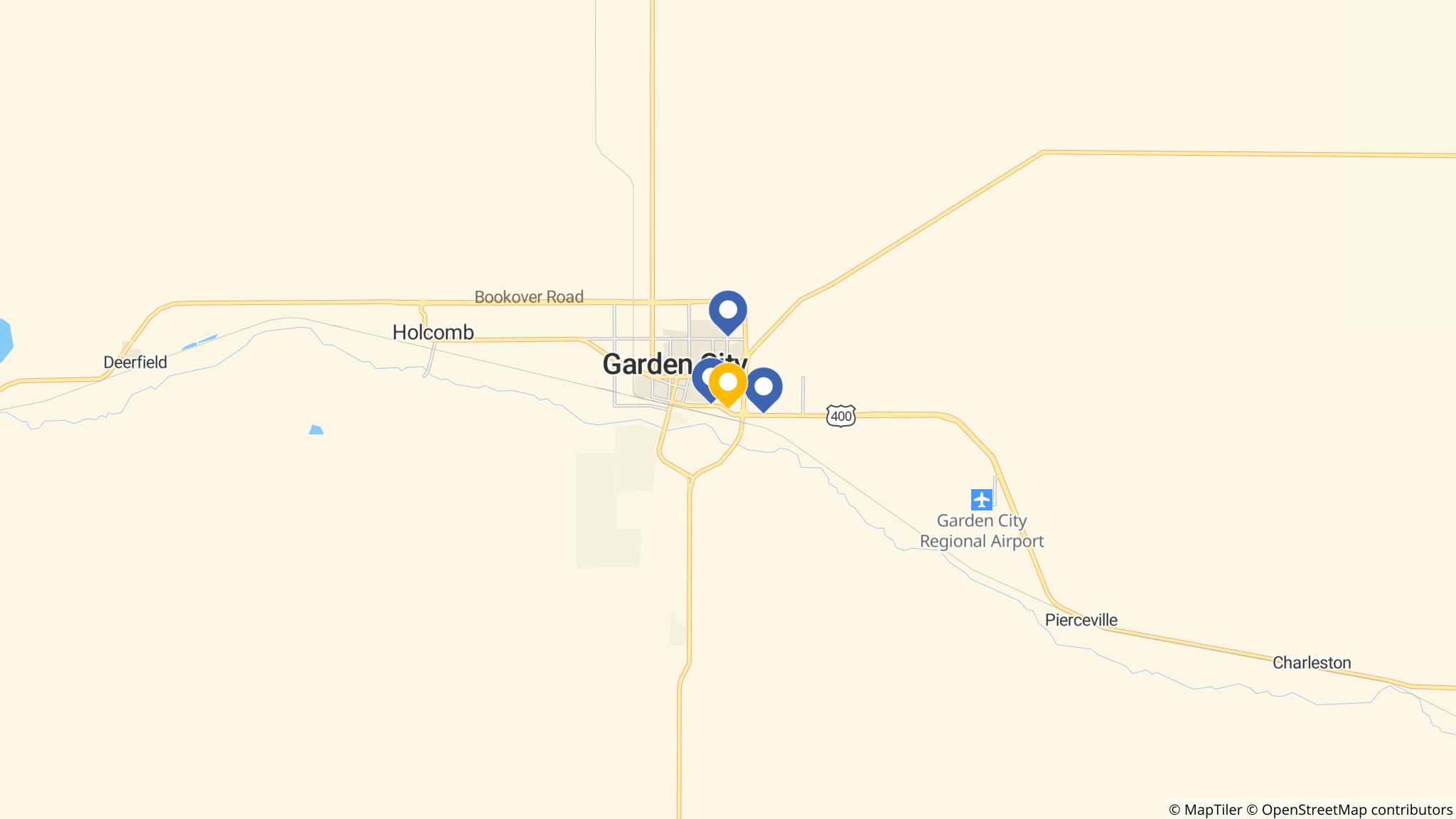 Street map of the ATM area