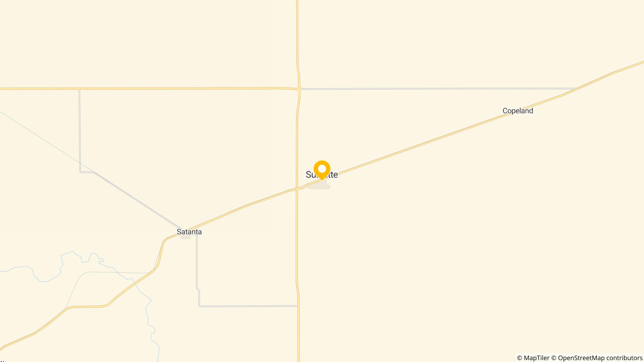 Street map of the ATM area