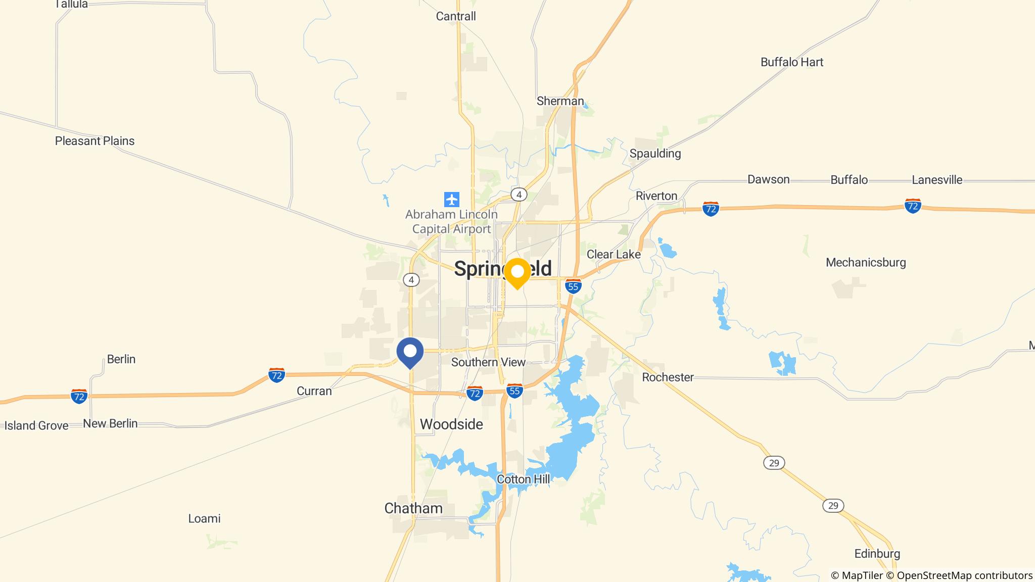 Street map of the ATM area