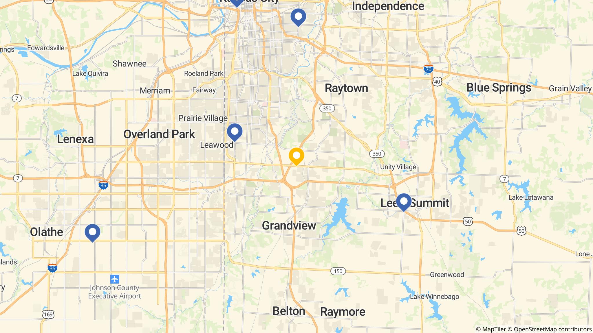 Street map of the ATM area