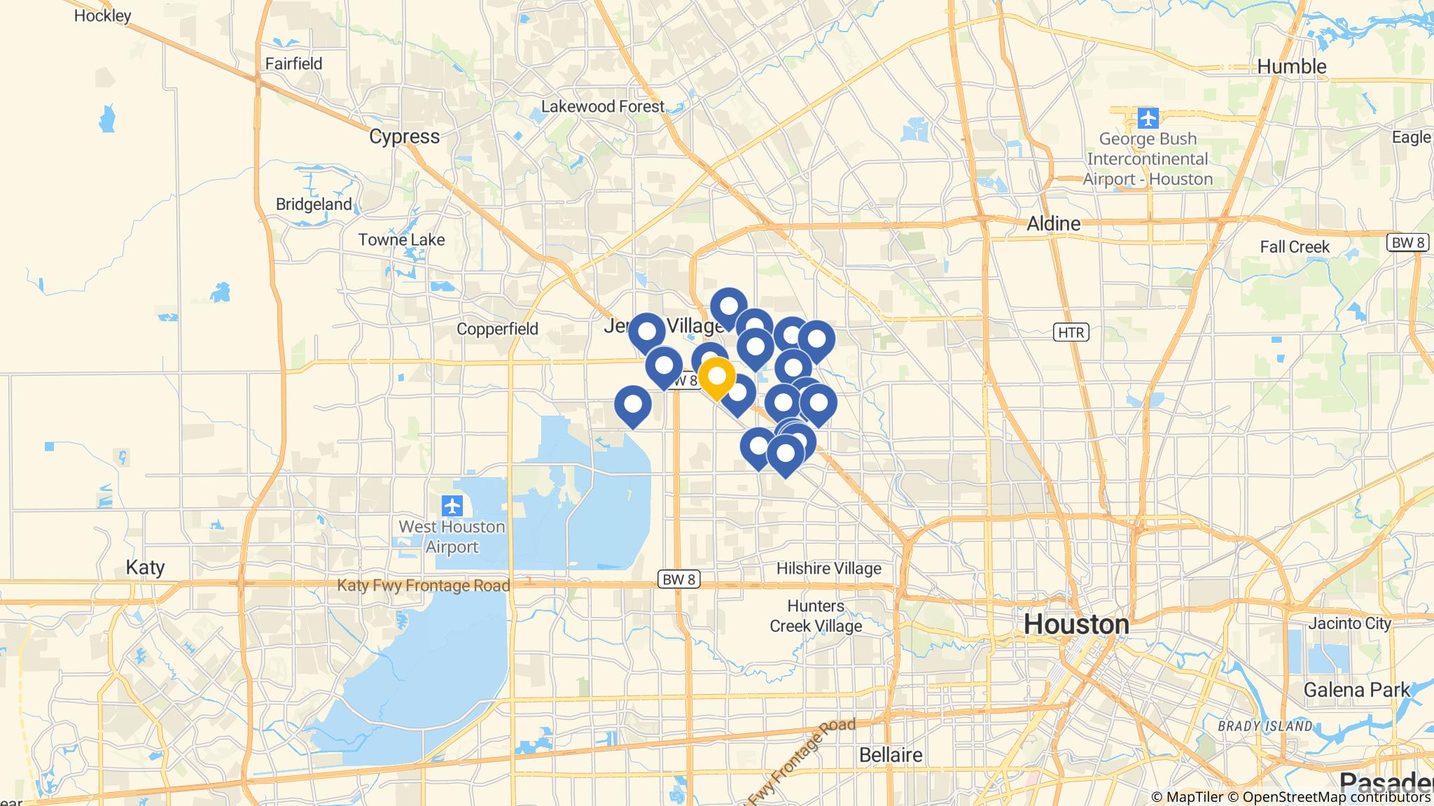 Street map of the ATM area
