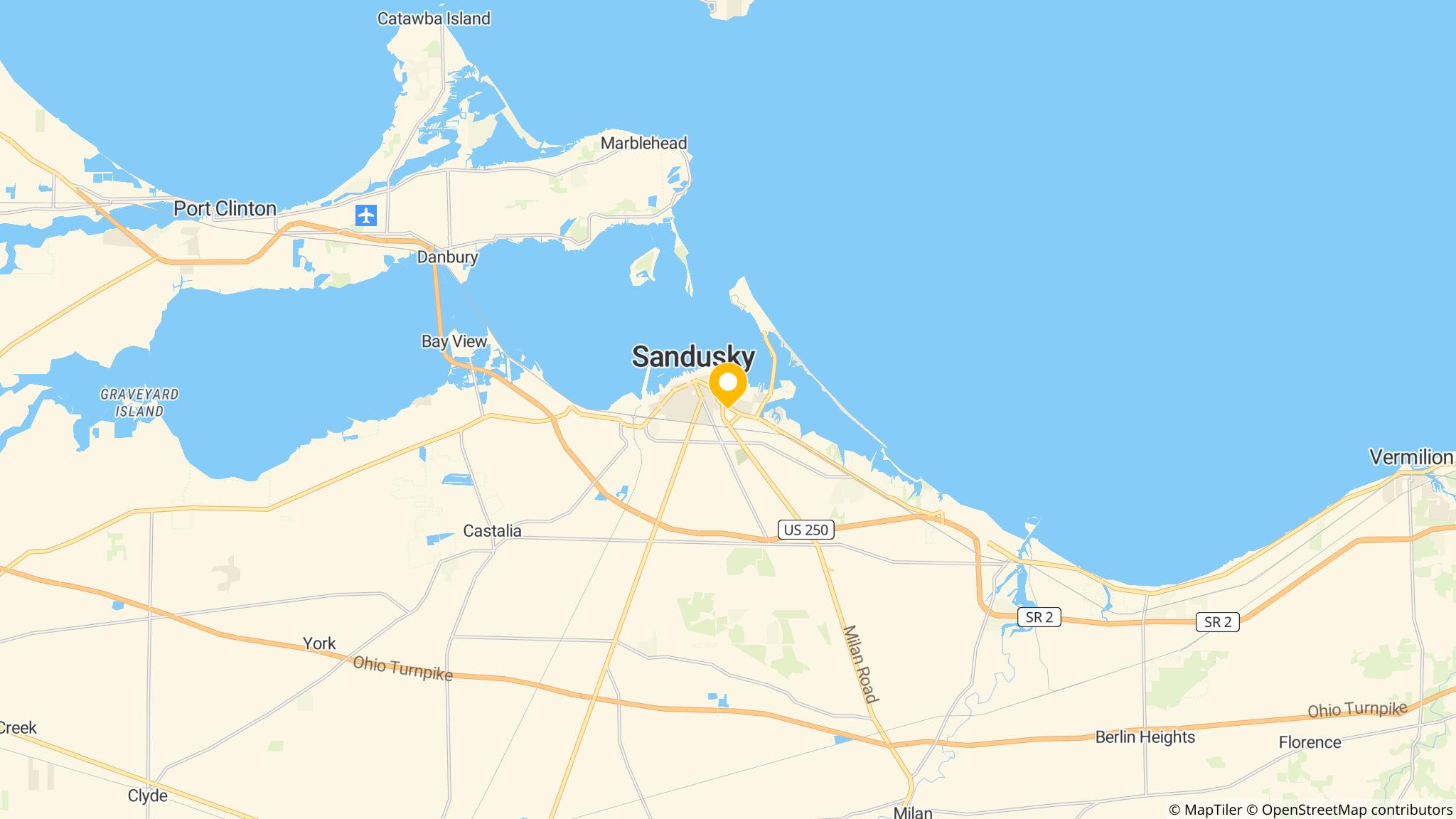 Street map of the ATM area