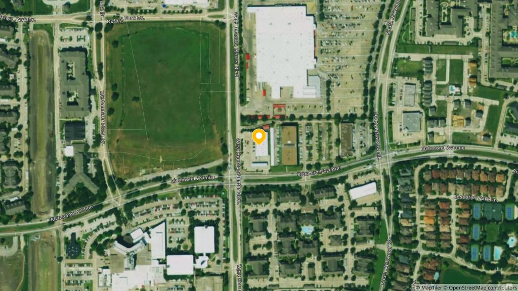 Satellite photo of the location