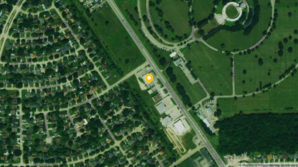 Satellite photo of the location