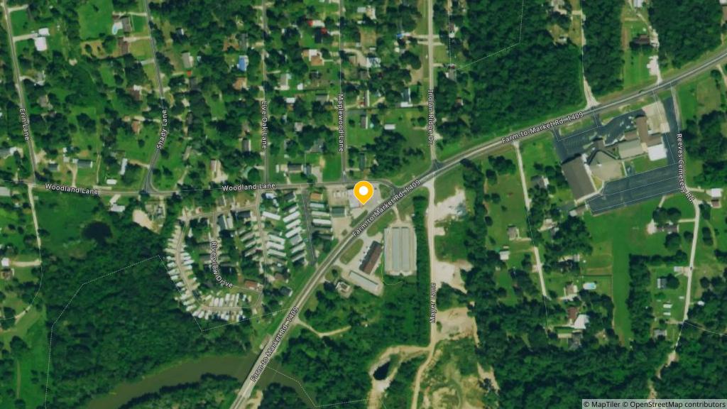 Satellite photo of the location