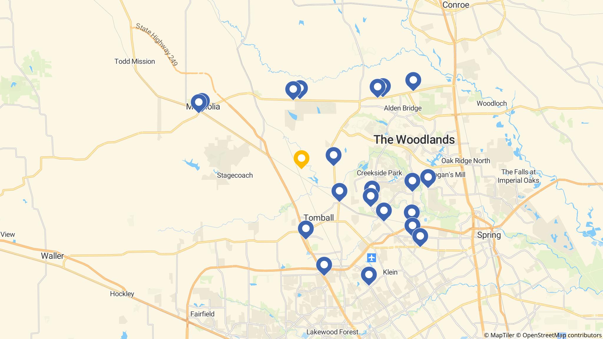 Street map of the ATM area