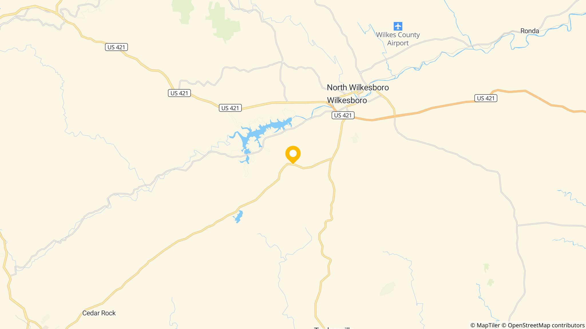 Street map of the ATM area