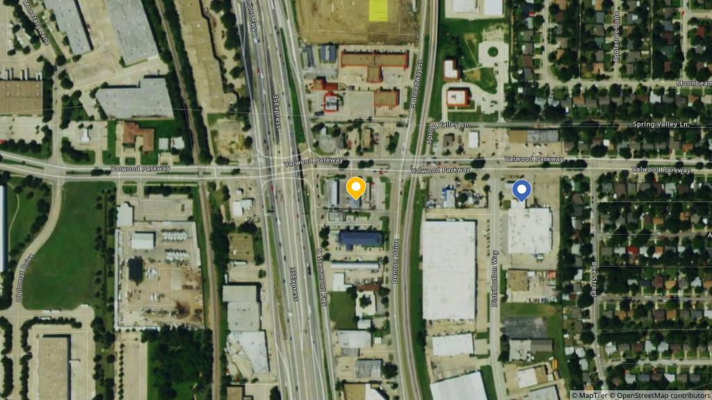 Satellite photo of the location