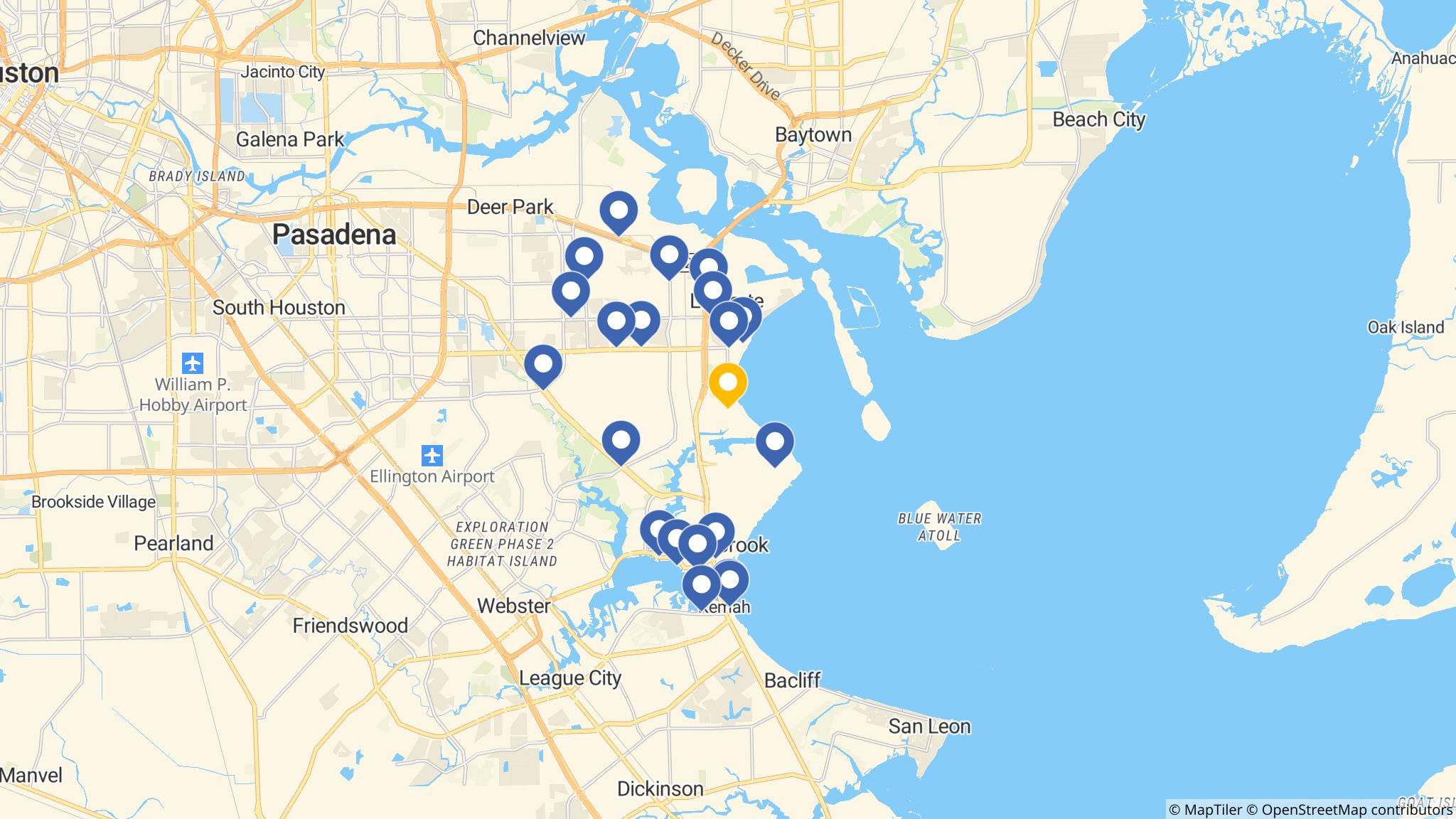 Street map of the ATM area