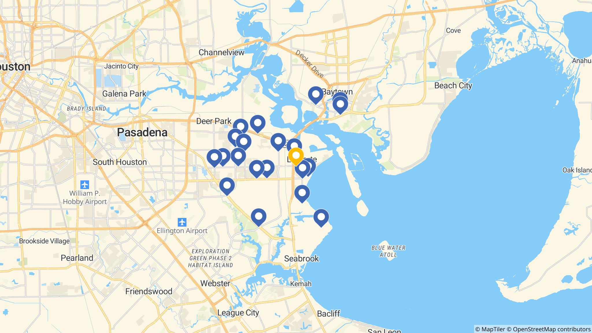 Street map of the ATM area
