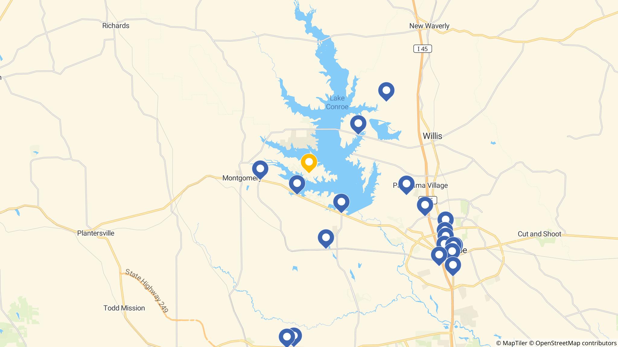 Street map of the ATM area