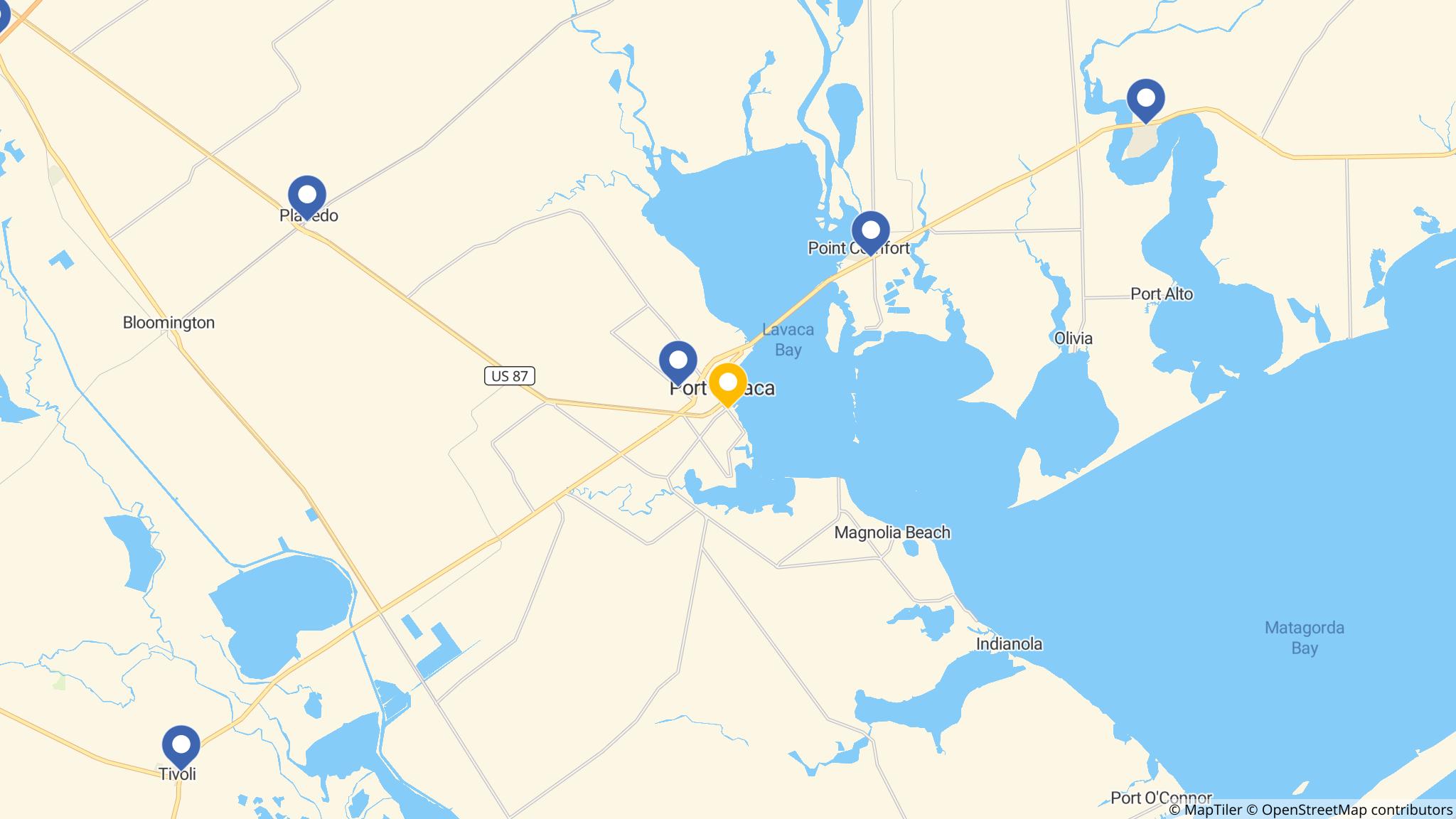 Street map of the ATM area