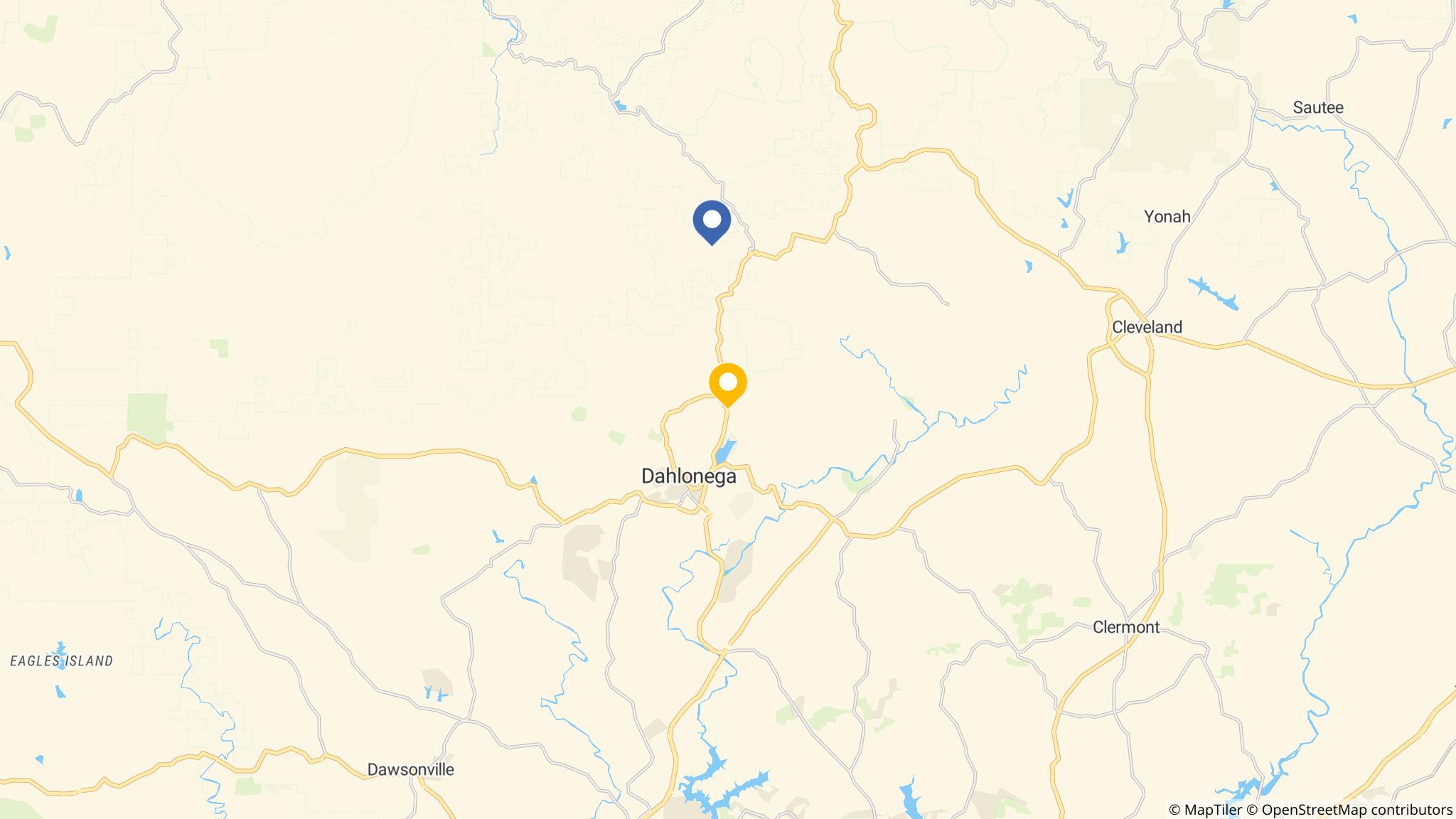 Street map of the ATM area