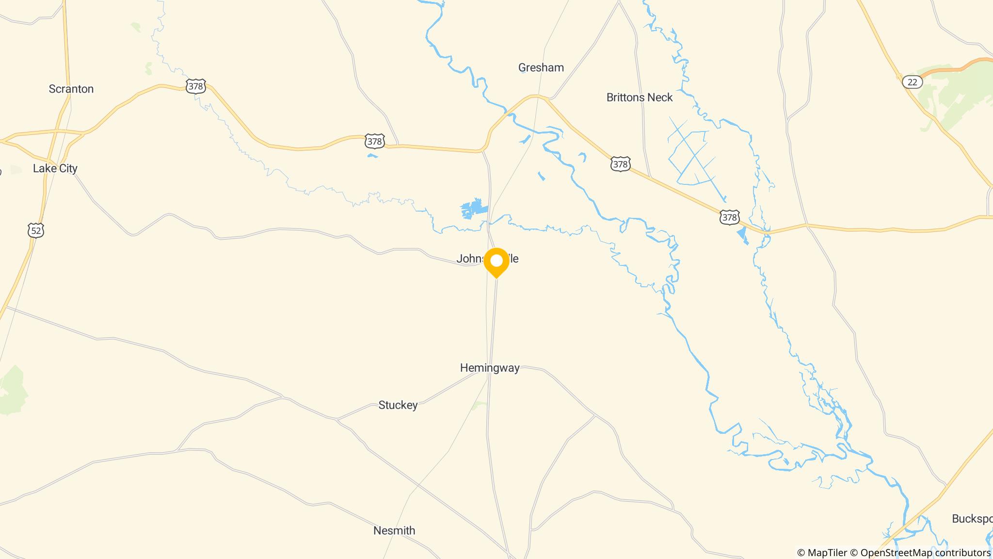 Street map of the ATM area