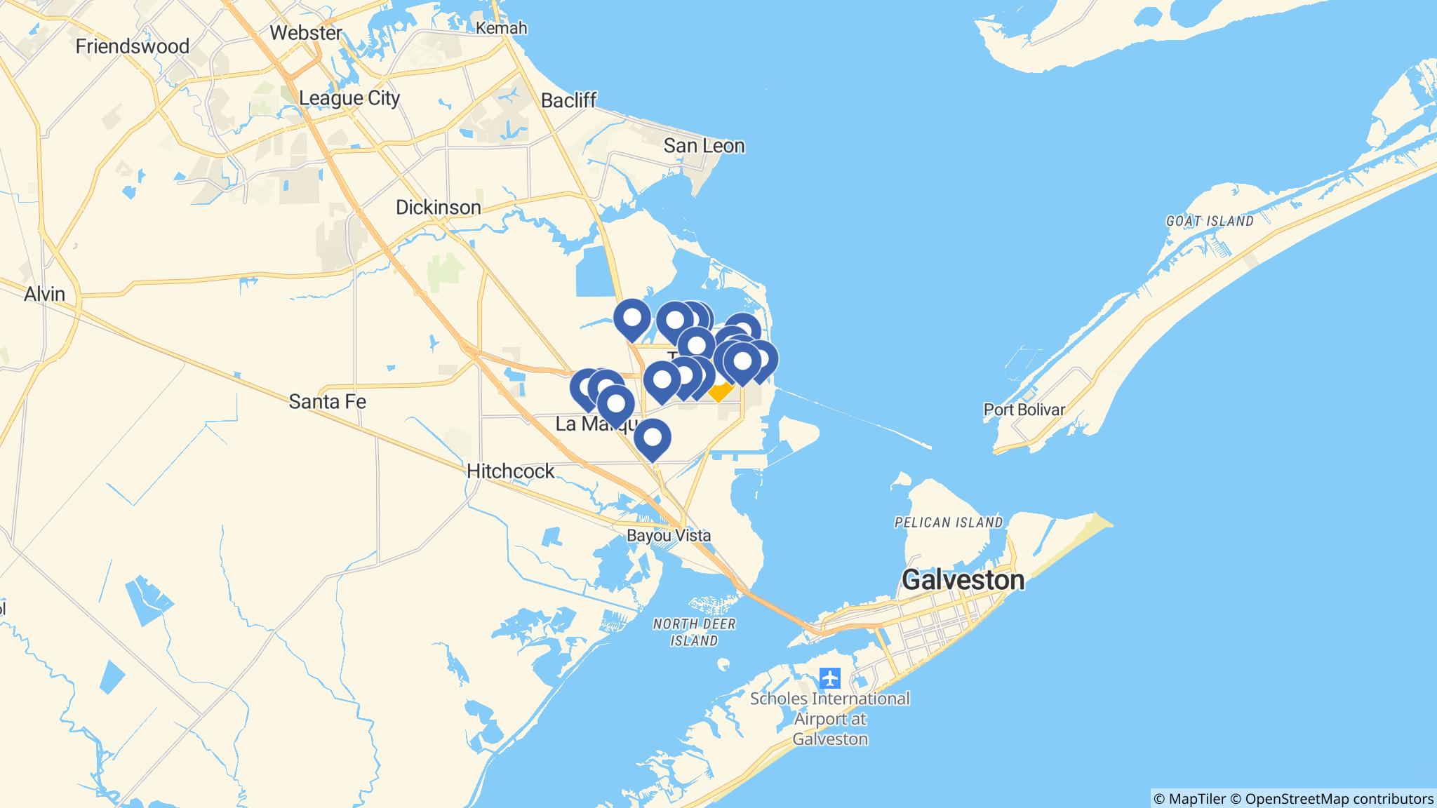 Street map of the ATM area