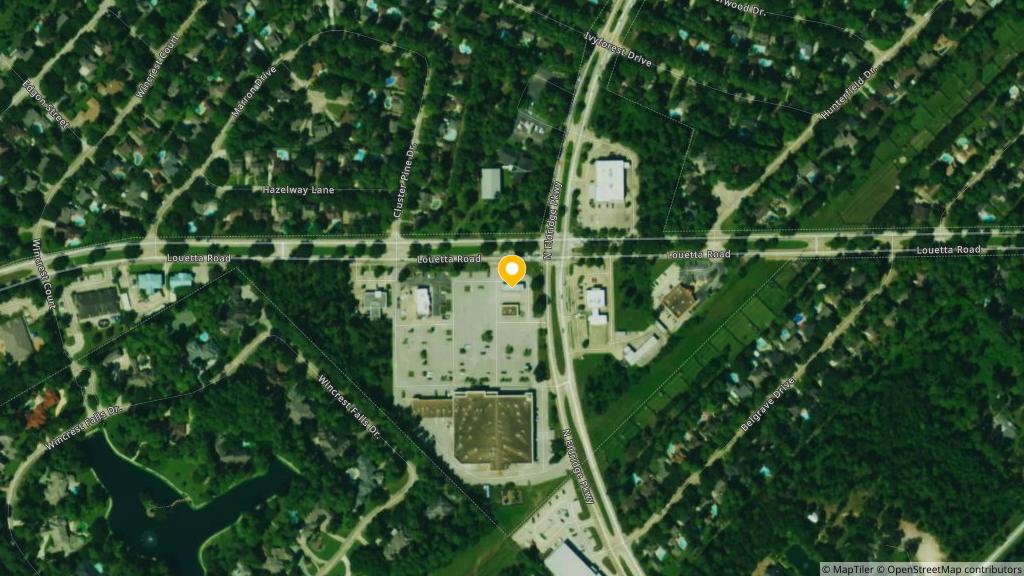 Satellite photo of the location