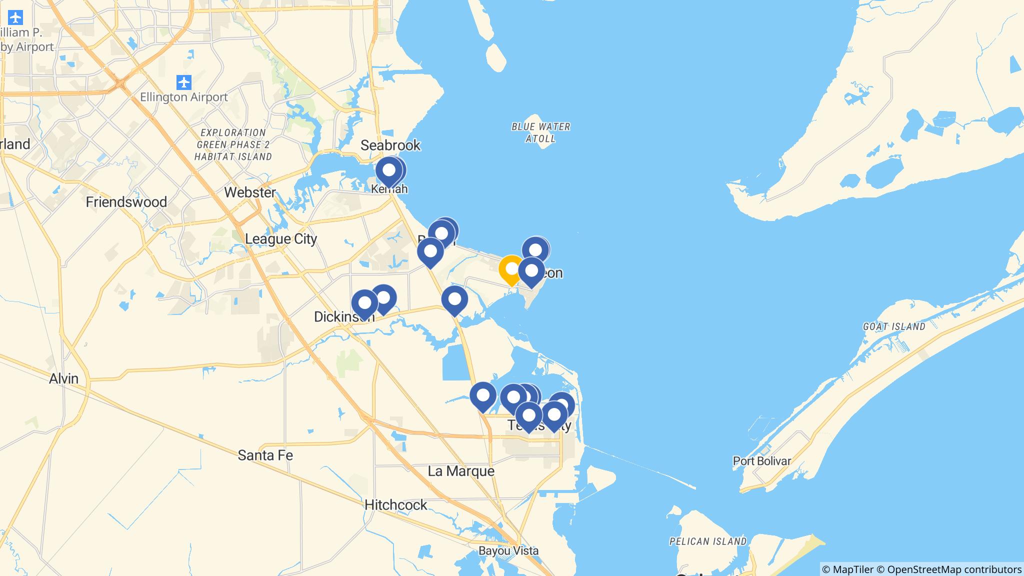 Street map of the ATM area