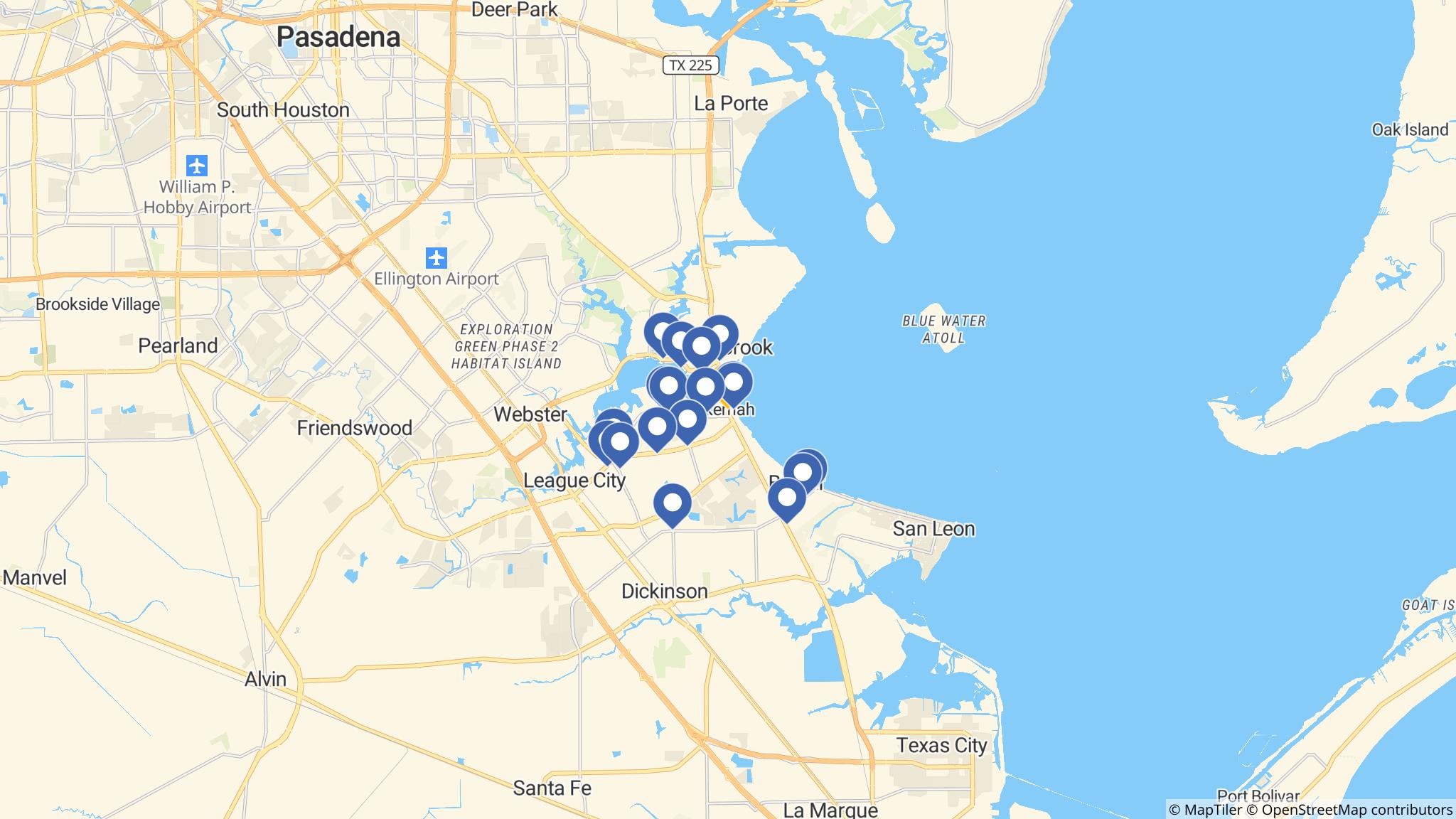 Street map of the ATM area