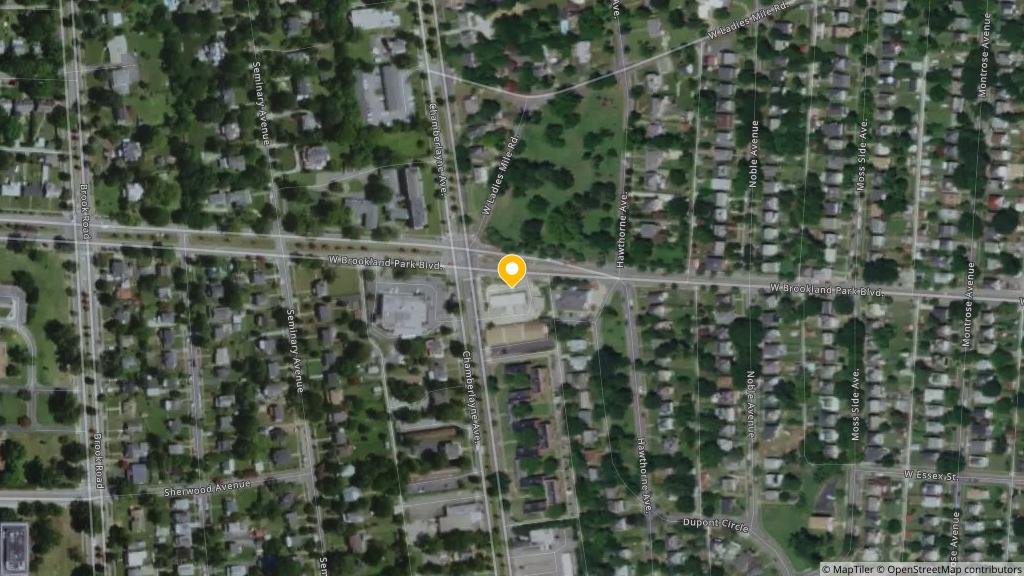 Satellite photo of the location